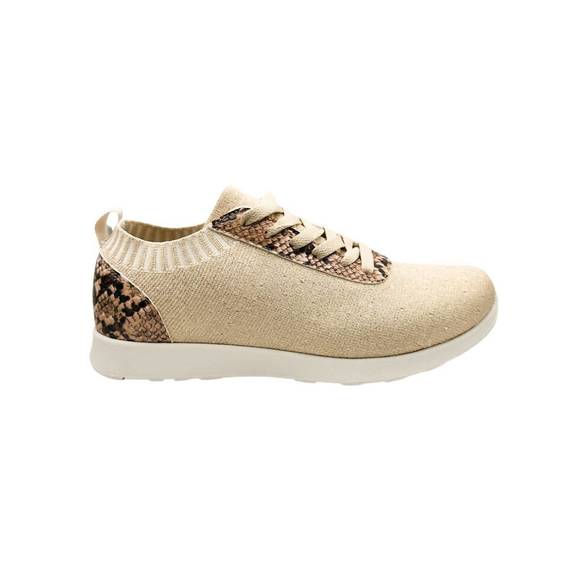 NEW NOT RATED women's novah sneaker in cream - Picture 1 of 6